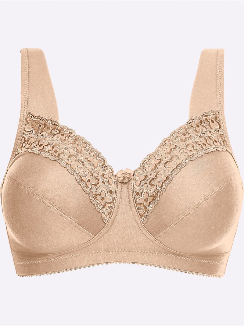 Brassière Large Sans Armatures - Witt Marron - Kiabi