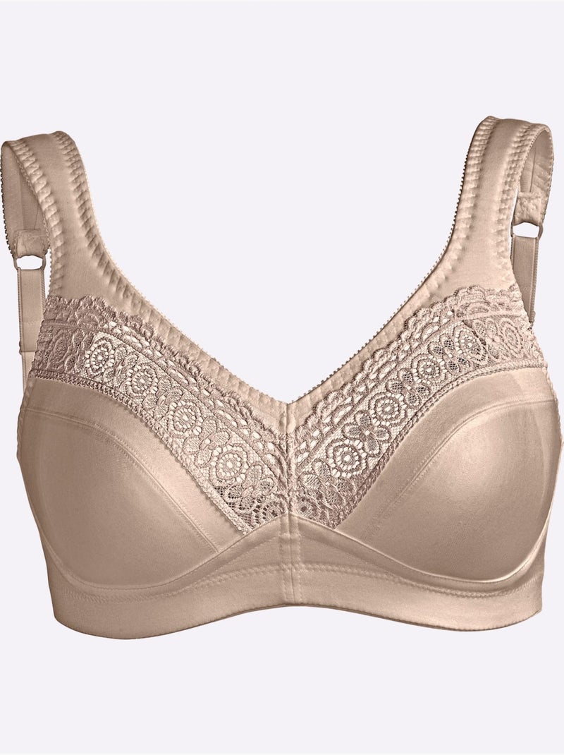 Brassière Large Sans Armatures - Witt Marron - Kiabi