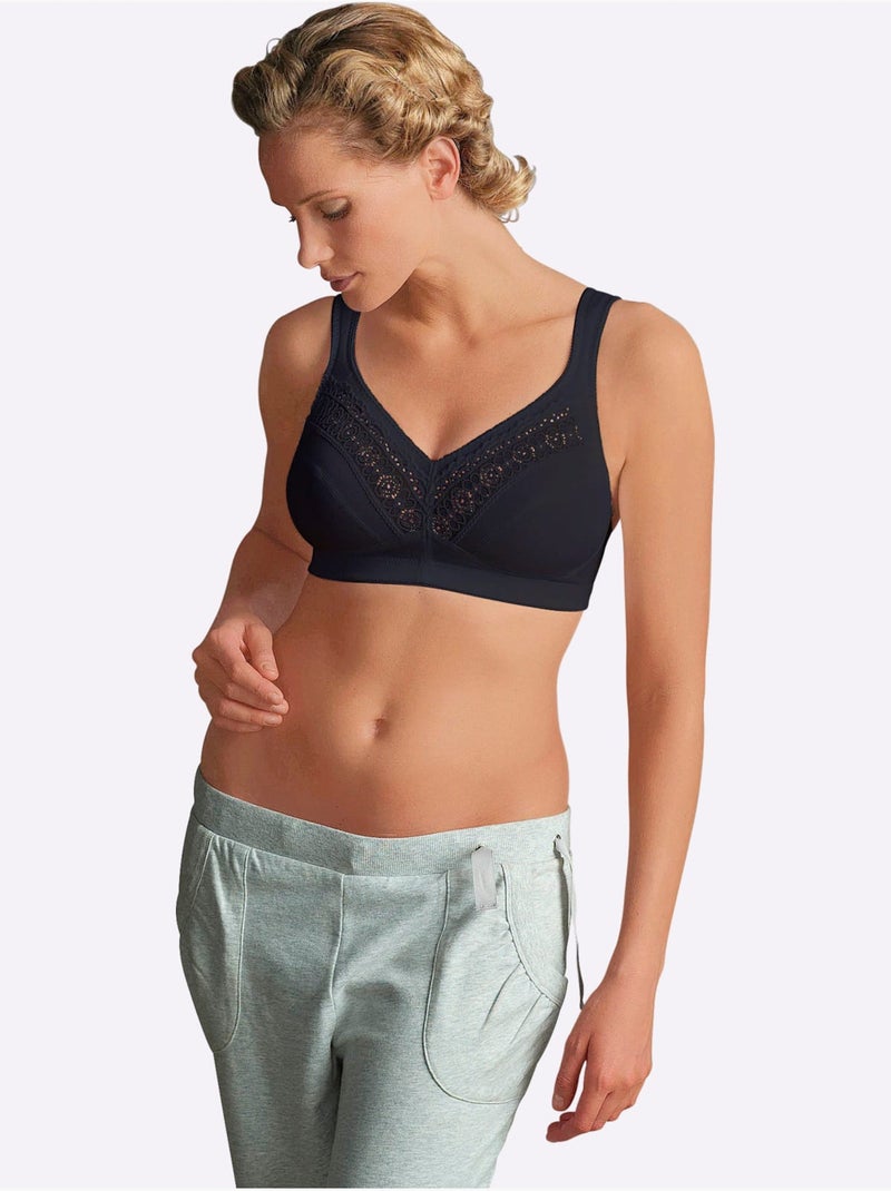 Brassière Large Sans Armatures - Witt Noir - Kiabi