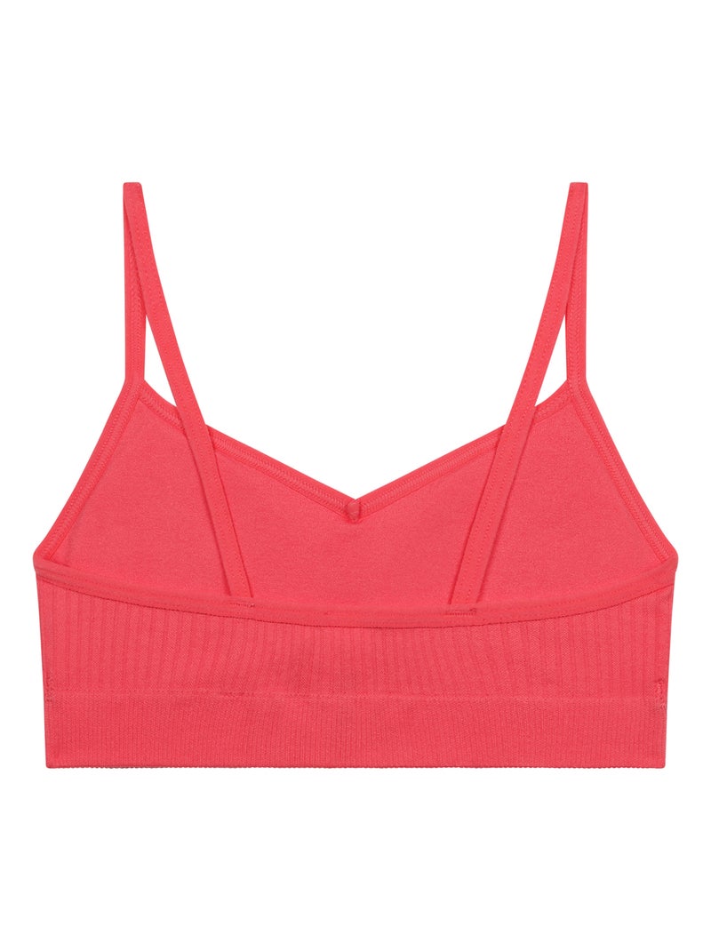 Brassière microfibre sans coutures Seamless Rose clair - Kiabi