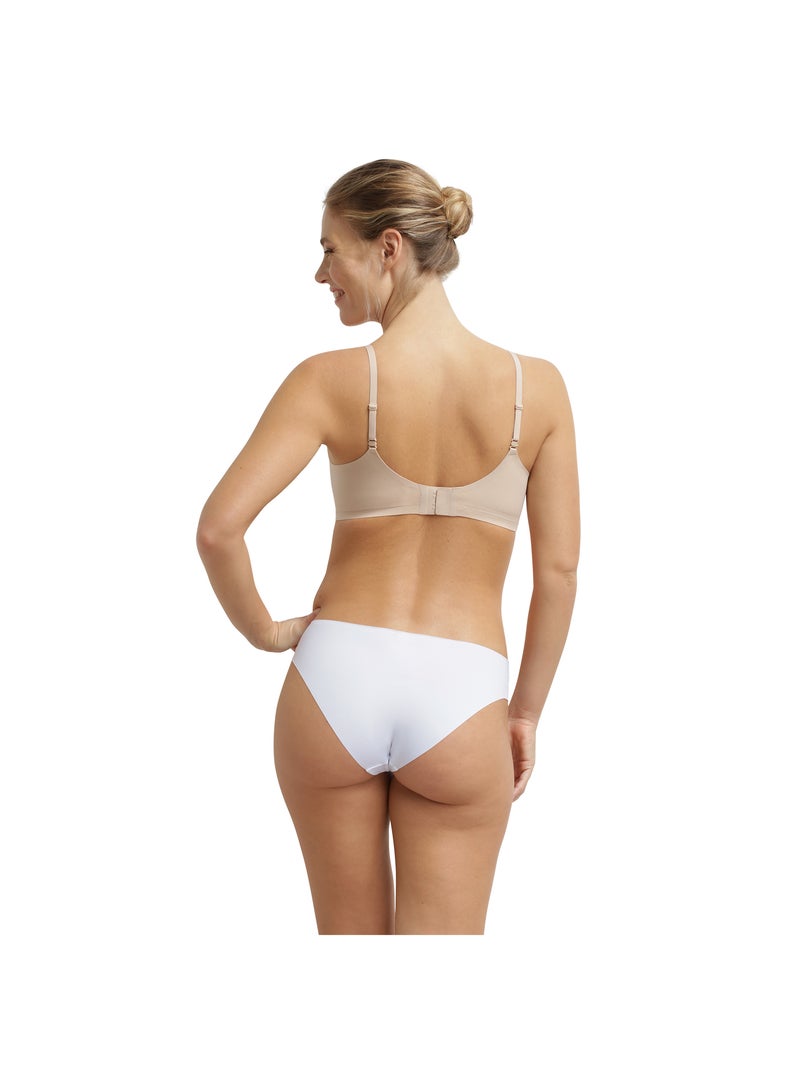 Brassière paddé sans armatures Invisible Beige - Kiabi