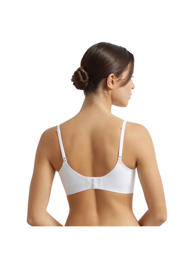 Brassière paddé sans armatures Invisible Blanc - Kiabi