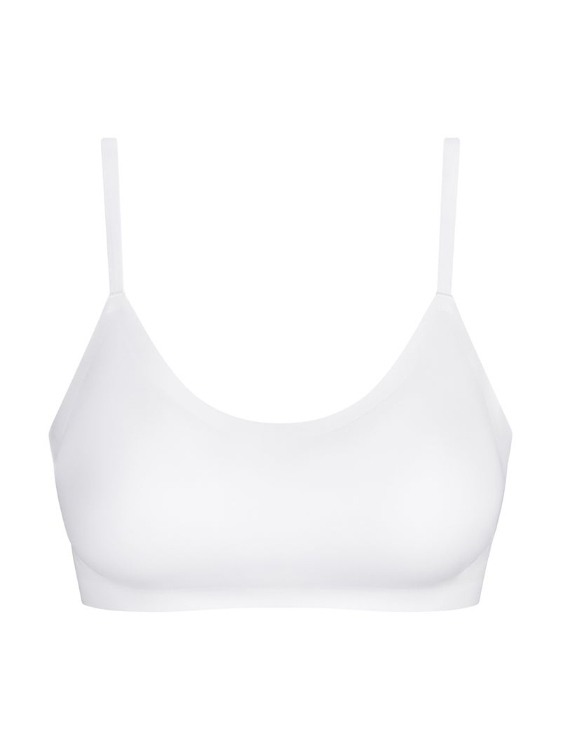 Brassière paddé sans armatures Invisible Blanc - Kiabi