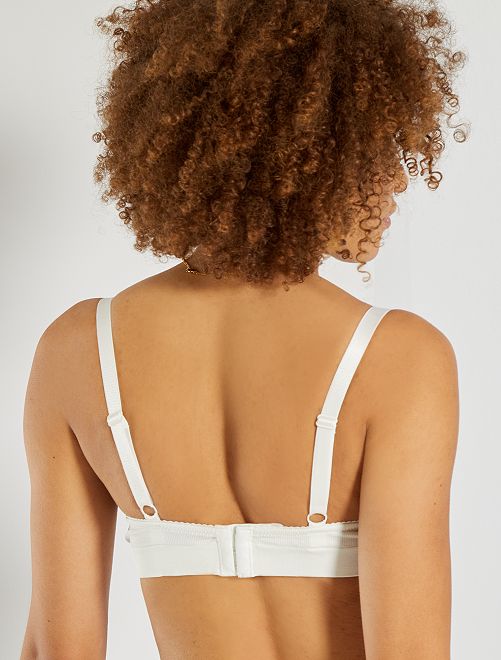 Soutien gorge allaitement sans armature beige taille L - Made in Bébé