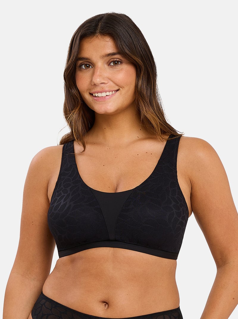 Brassière Perfect Curves Sans Complexe Noir - Kiabi