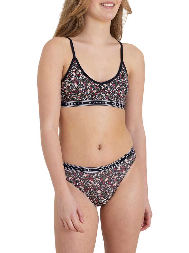 Brassière PIA - Morgan Junior Noir - Kiabi