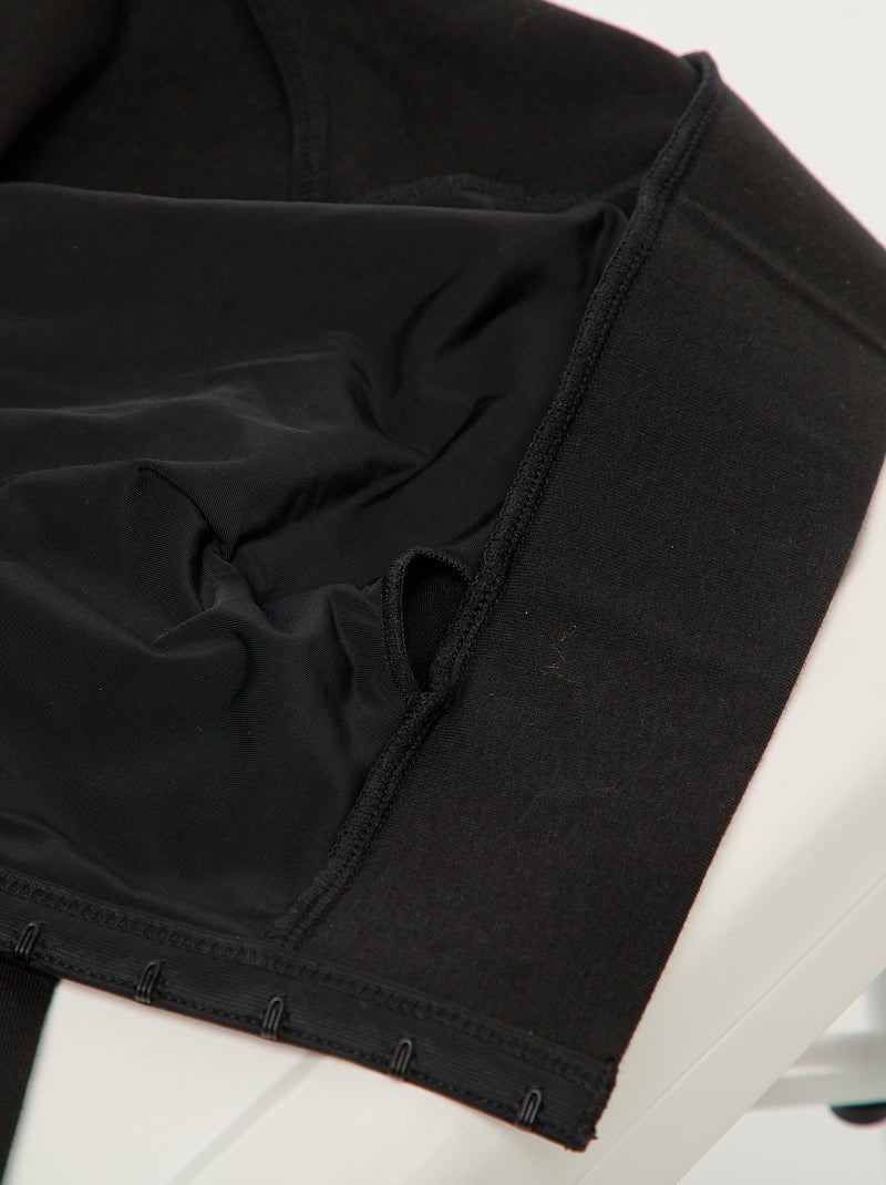 Brassière post-opératoire - Octobre Rose noir - Kiabi