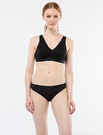 Brassière post-opératoire en dentelle