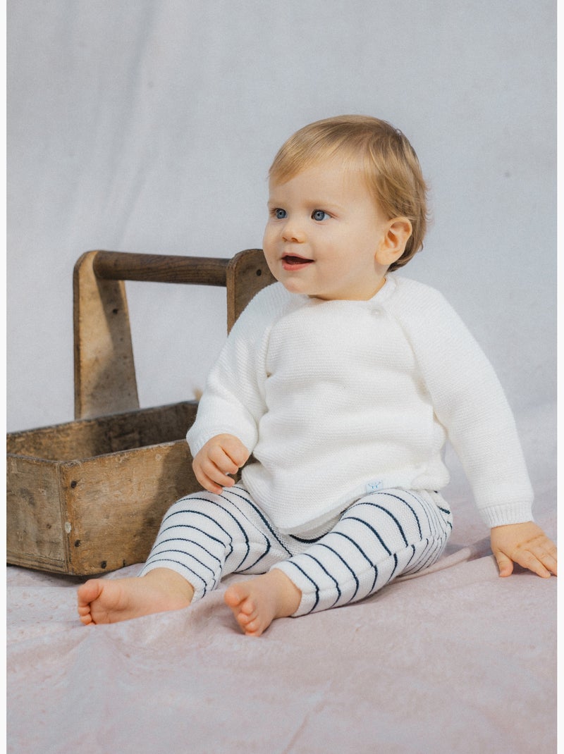 Brassière pour bébé 4 boutons Blanc - Kiabi