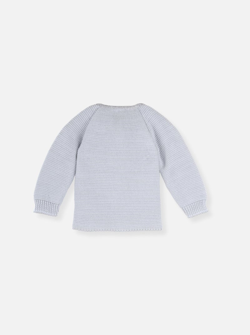 Brassière pour bébé 4 boutons Gris - Kiabi