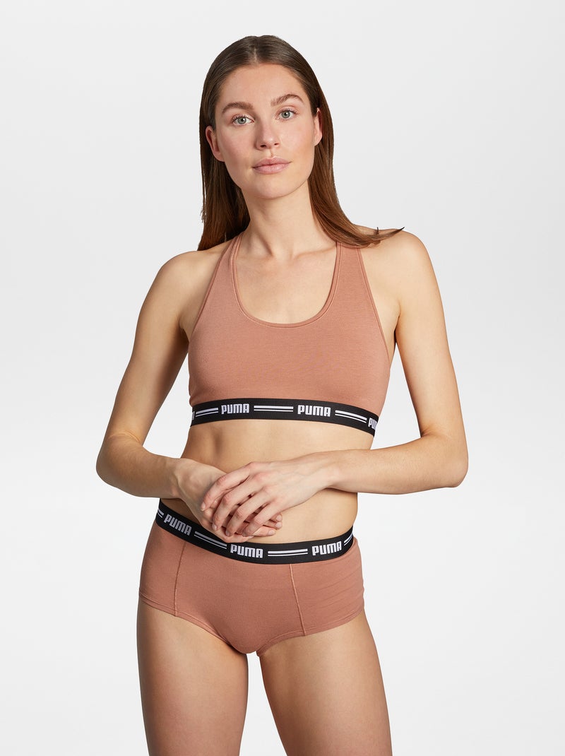 Brassière 'Puma' Beige - Kiabi