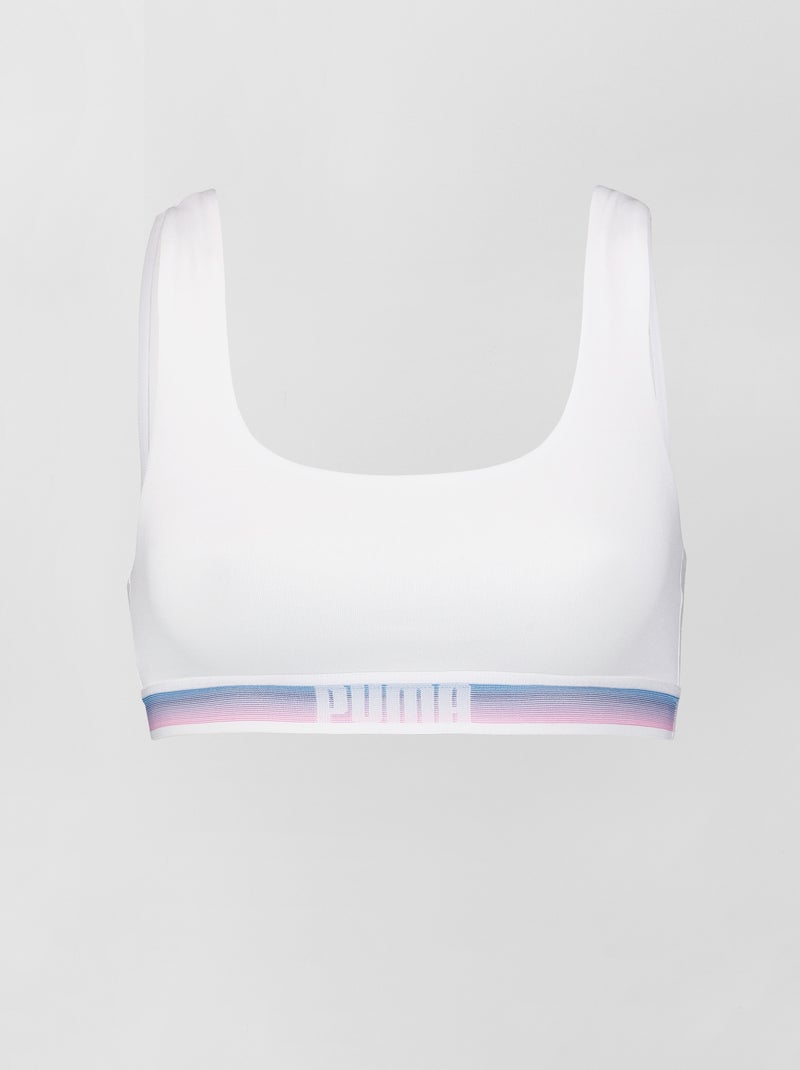 Brassière 'Puma' blanc - Kiabi