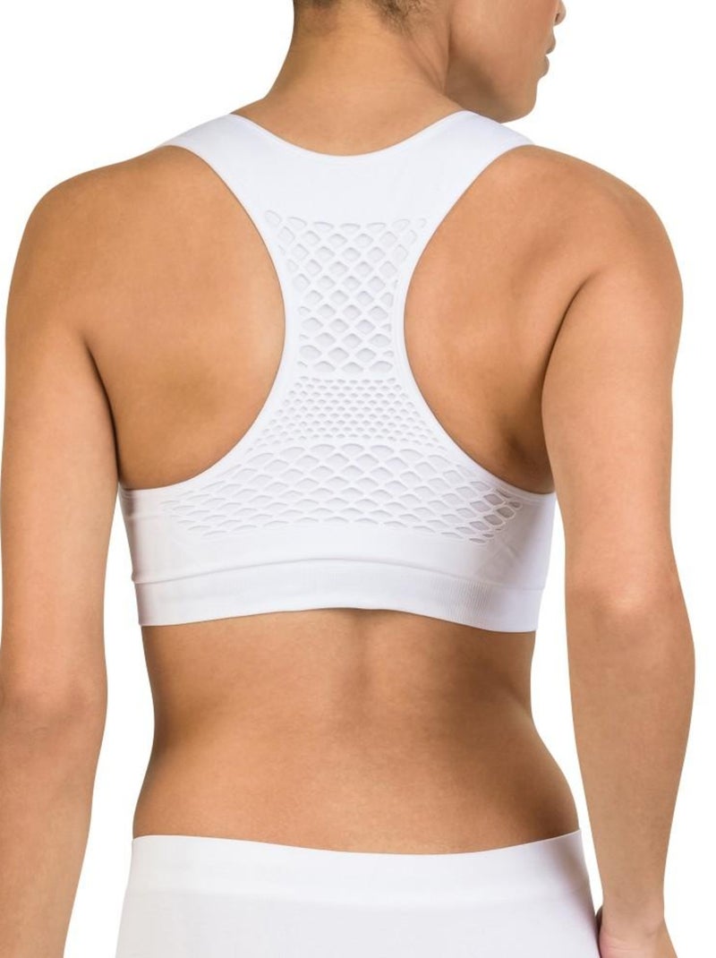 Brassière raffermissante sport Cellutex Blanc - Kiabi