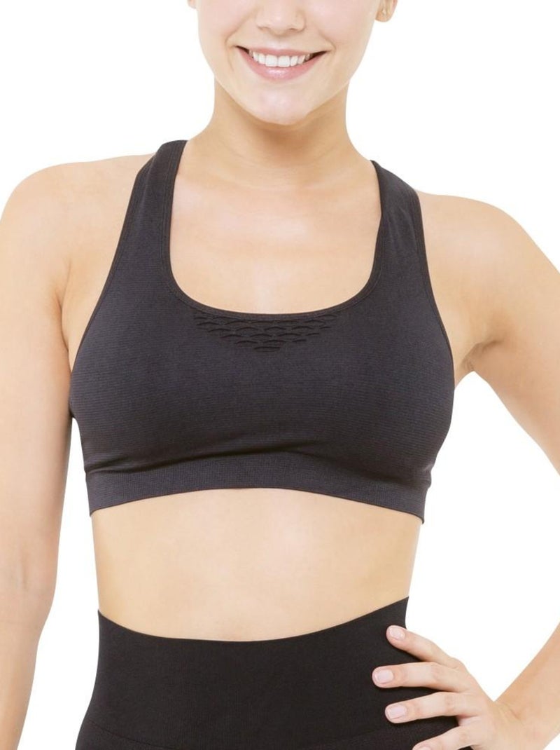 Brassière raffermissante sport Cellutex Noir - Kiabi