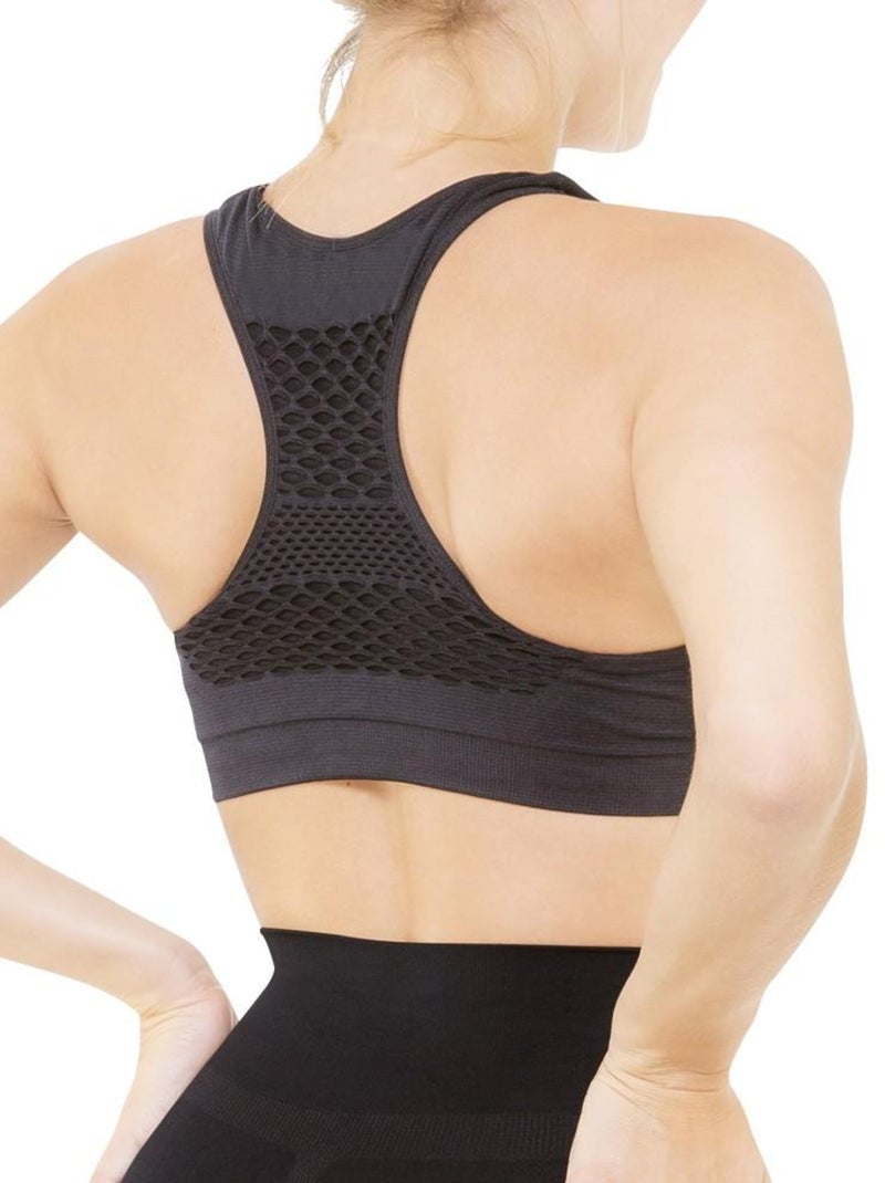 Brassière raffermissante sport Cellutex Noir - Kiabi