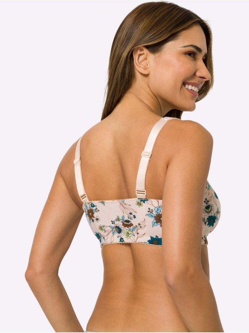 Brassière Sans Armatures - Moda Vilona - Lot de 2 Bleu pétrole - Kiabi