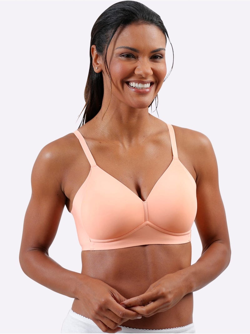 Brassière Sans Armatures - Witt Abricot - Kiabi