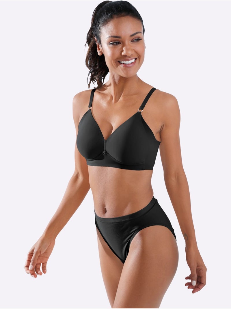 Brassière Sans Armatures - Witt Noir - Kiabi