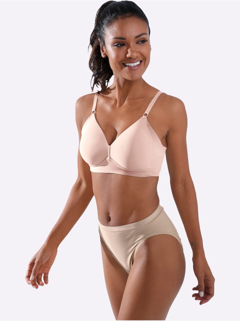 Brassière Sans Armatures - Witt Rose clair - Kiabi