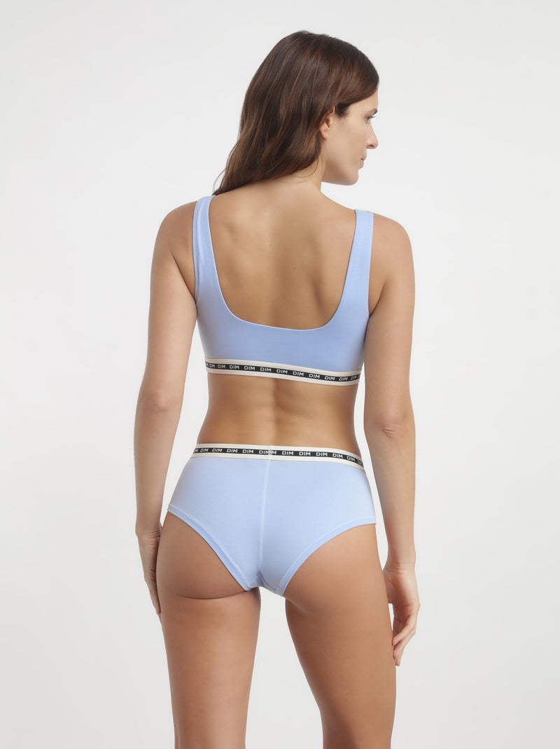 Brassière sans armatures Icons Essentiel Bleu azur - Kiabi