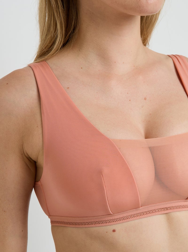 Brassiere sans armatures microfibre Ginny - RougeGorge Lingerie Rose - Kiabi