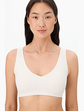 Brassière sans couture avec coussinets amovibles penti