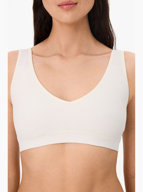 Brassière sans couture avec coussinets amovibles penti - Kiabi
