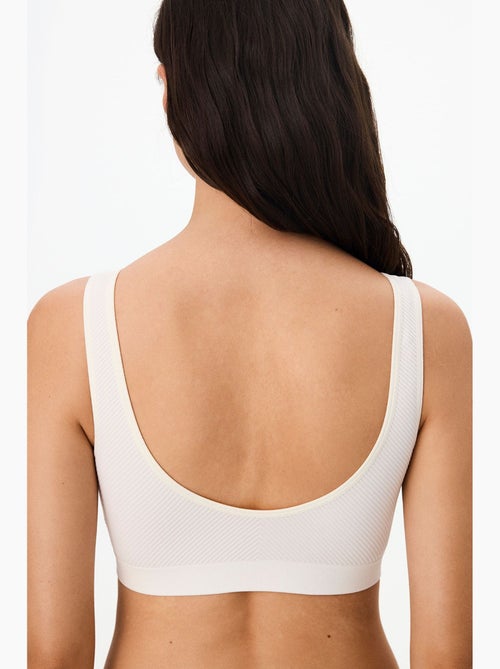 Brassière sans couture avec coussinets amovibles penti - Kiabi