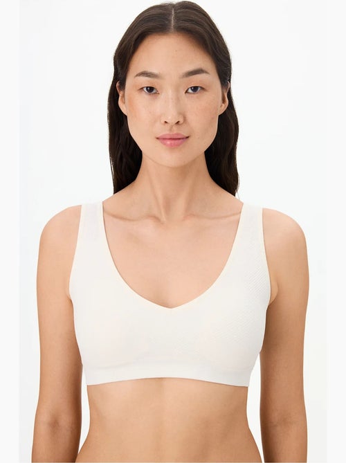 Brassière sans couture avec coussinets amovibles penti - Kiabi