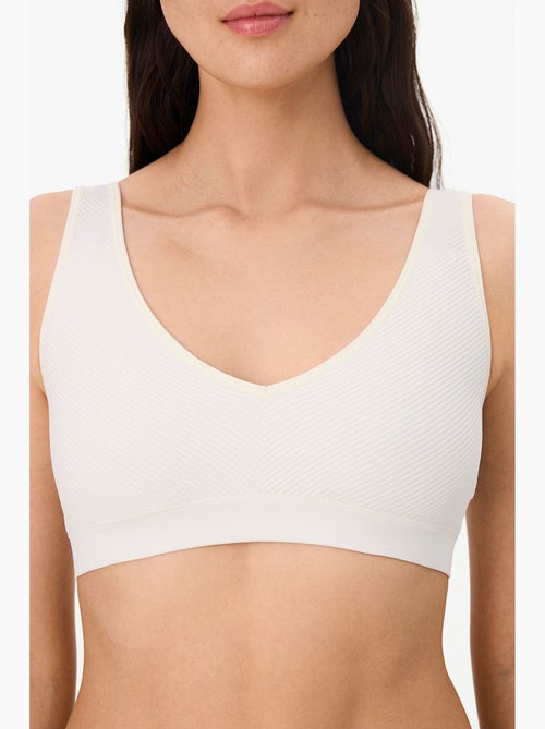 Brassière sans couture avec coussinets amovibles penti - Kiabi