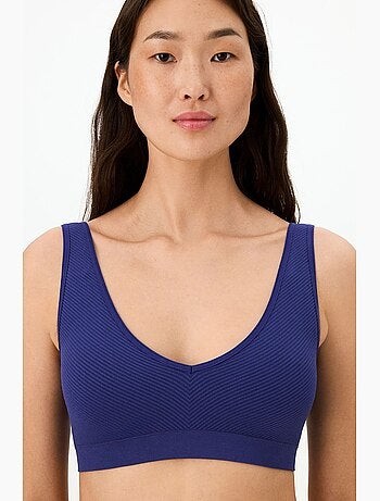 Brassière sans couture avec coussinets amovibles penti