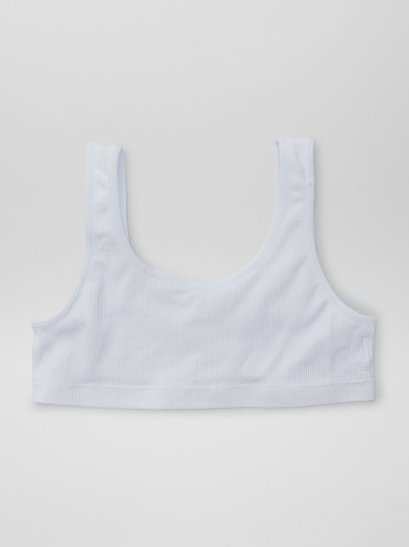 Brassière sans couture 'Petit Béguin' Blanc - Kiabi