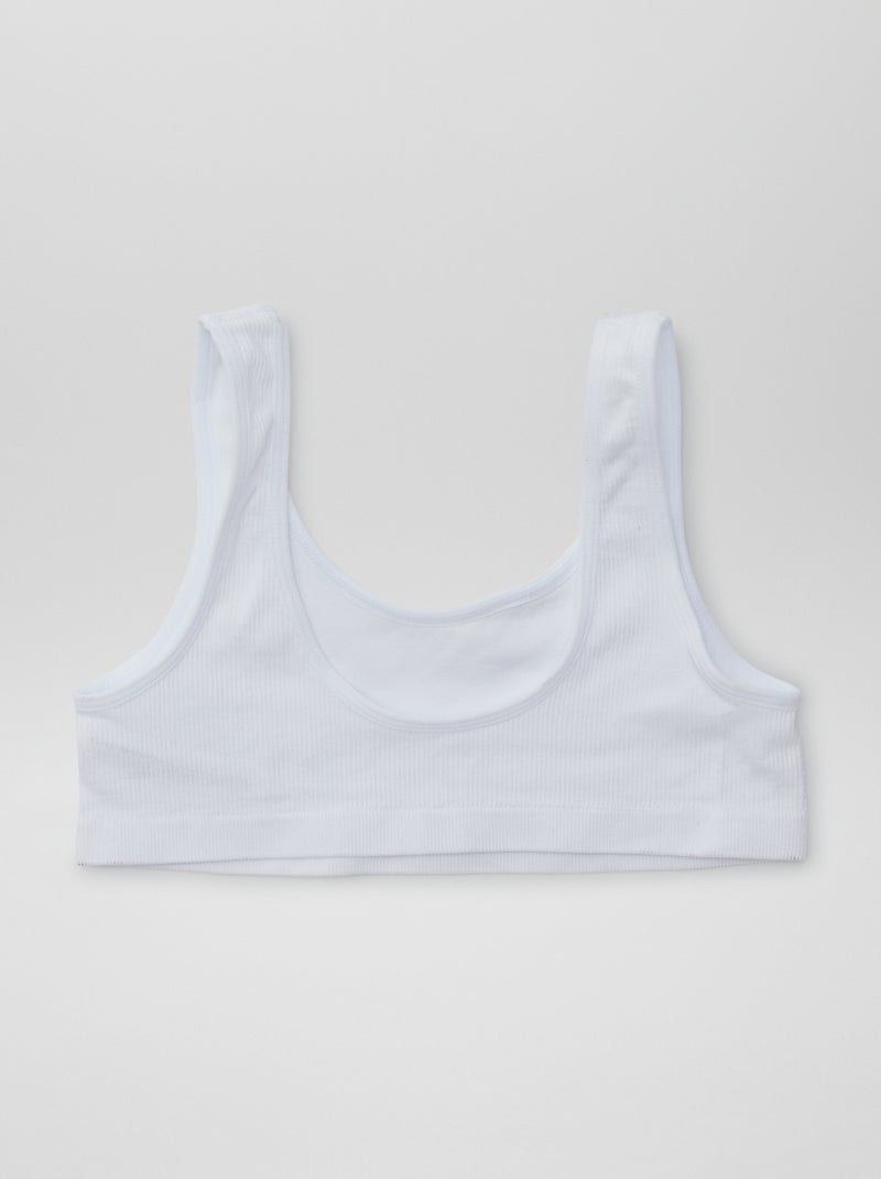Brassière sans couture 'Petit Béguin' Blanc - Kiabi