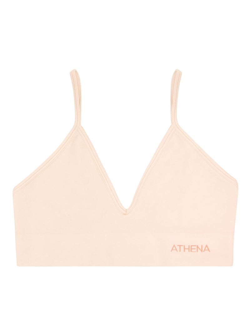 Brassière sans coutures femme My Petit Prix Athena Beige - Kiabi