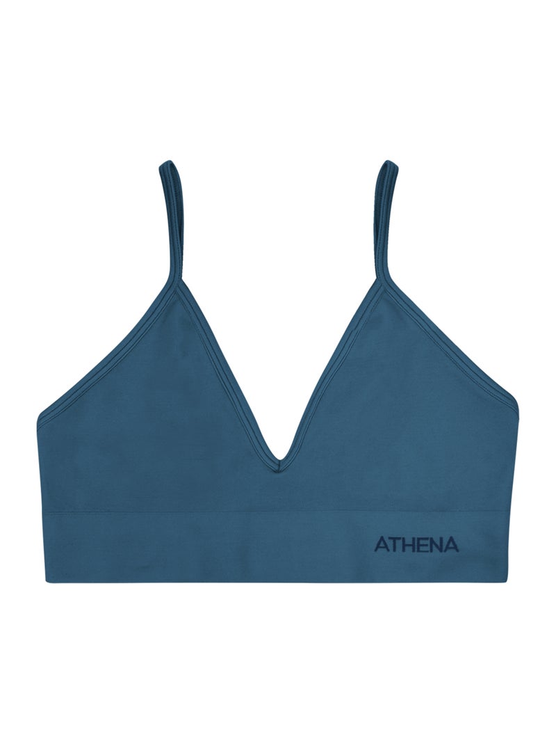 Brassière sans coutures femme My Petit Prix Athena Bleu - Kiabi