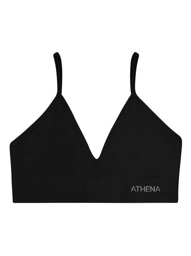 Brassière sans coutures femme My Petit Prix Athena Noir - Kiabi