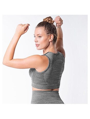 Brassière sans coutures Fitness Maintien élevé, Neptuno