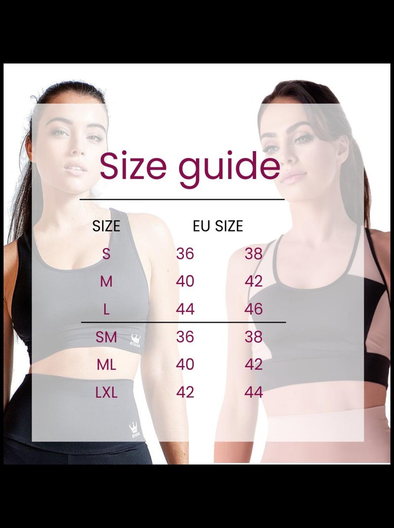 Brassière sans coutures Fitness Maintien élevé, Neptuno Marron - Kiabi