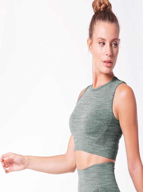 Brassière sans coutures Fitness Maintien élevé, Neptuno - Kiabi