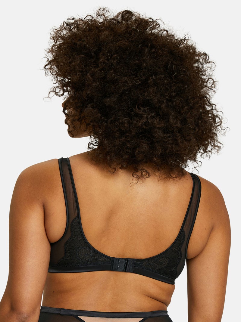 Brassière Serena Sans Complexe Noir Beige - Kiabi