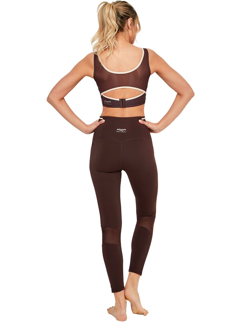 Brassière soutien-gorge de sport coques amovibles st8 Marron - Kiabi