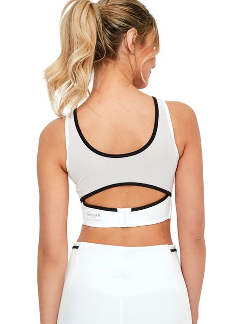 Brassière soutien-gorge de sport coques amovibles tech st8 - Kiabi Brassière soutien-gorge de sport coques amovibles tech st8 - Kiabi