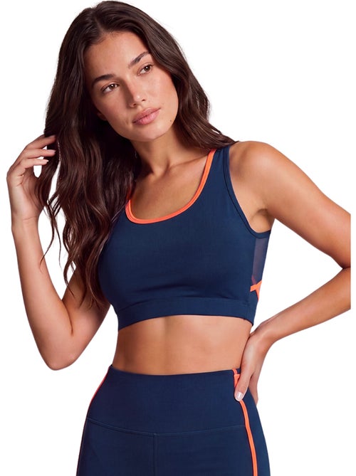 Brassière soutien-gorge de sport coques amovibles tech st8 - Kiabi Brassière soutien-gorge de sport coques amovibles tech st8 - Kiabi