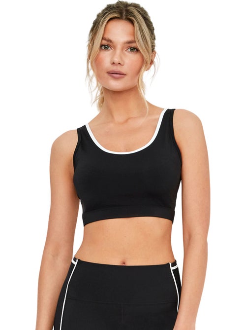 Brassière soutien-gorge de sport coques amovibles tech st8 - Kiabi Brassière soutien-gorge de sport coques amovibles tech st8 - Kiabi