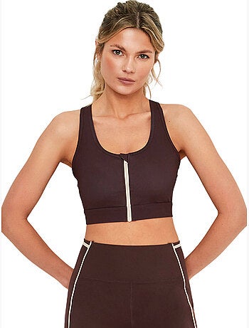 Brassière soutien-gorge de sport ouverture frontale st8