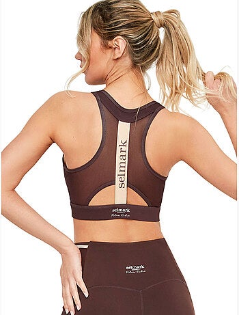 Brassière soutien-gorge de sport ouverture frontale st8