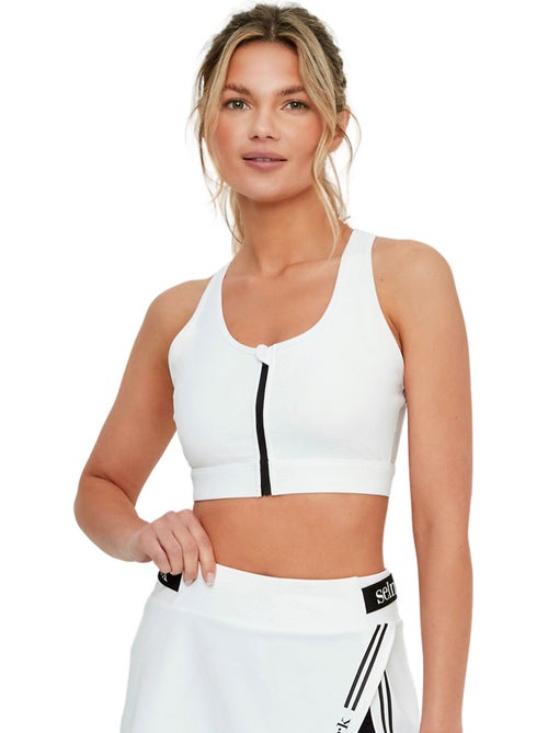 Brassière soutien-gorge de sport ouverture frontale tech st8 - Kiabi Brassière soutien-gorge de sport ouverture frontale tech st8 - Kiabi