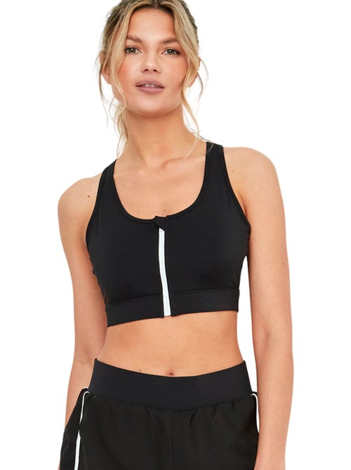 Brassière soutien-gorge de sport ouverture frontale tech st8 - Kiabi Brassière soutien-gorge de sport ouverture frontale tech st8 - Kiabi