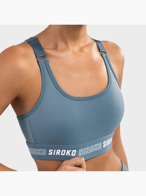 Brassière sport - maintien élevé fitness femme cardio - Kiabi