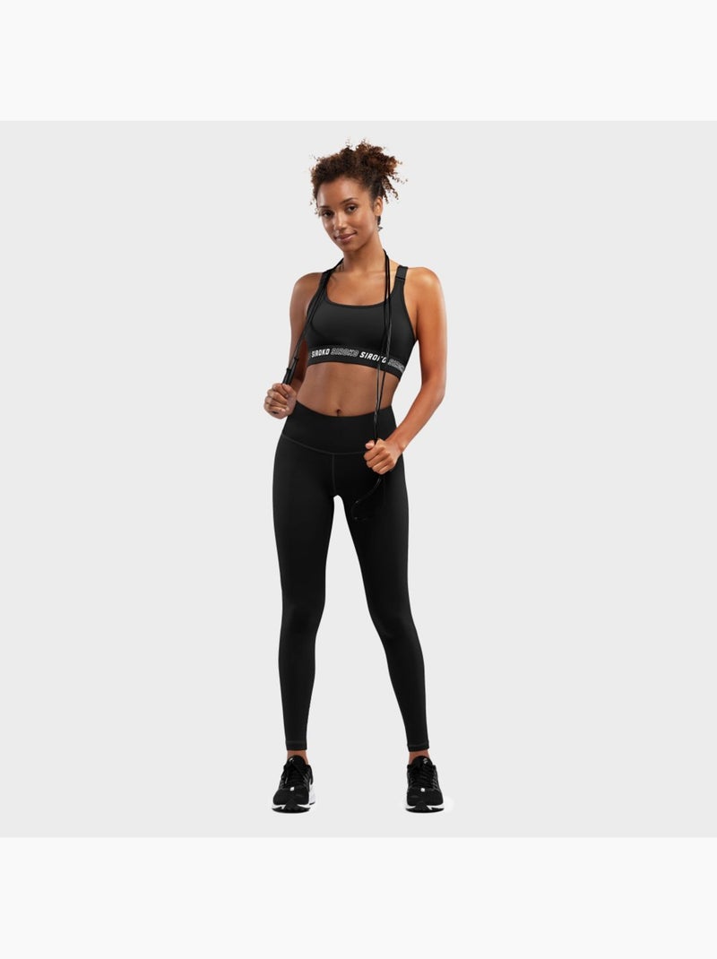Brassière sport - maintien élevé fitness femme cardio Noir - Kiabi